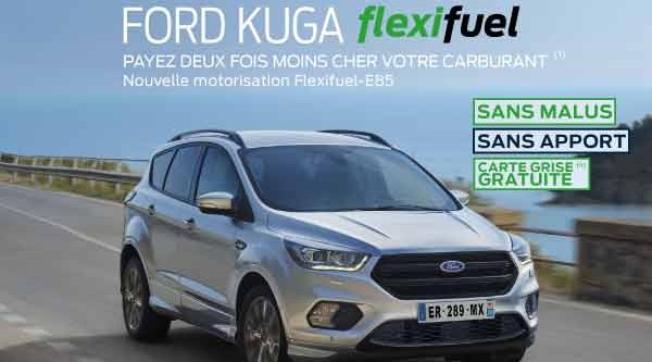 Ford Kuga E85 à partir de 299€ / mois sans apport