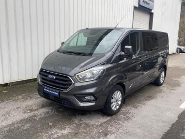 Voir le détail de l'offre de cette FORD Transit Custom Fg 320 L2H1 2.0 EcoBlue 170 S&S Cabine Approfondie Limited BVA6 de 2019 en vente à partir de 387.97 €  / mois