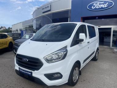 Voir le détail de l'offre de cette FORD Transit Custom Fg 300 L1H1 2.0 EcoBlue 130 Cabine Approfondie Trend Business 7cv de 2021 en vente à partir de 347.58 €  / mois