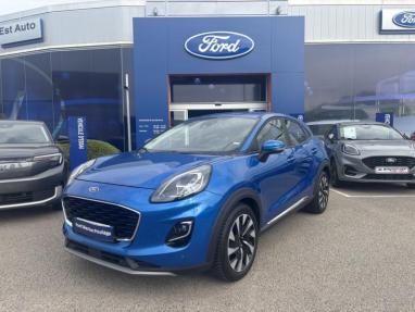 Voir le détail de l'offre de cette FORD Puma 1.0 Flexifuel 125ch S&S mHEV Titanium de 2024 en vente à partir de 223.45 €  / mois
