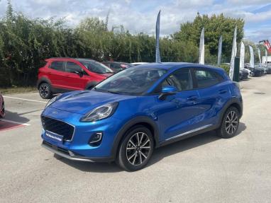 Voir le détail de l'offre de cette FORD Puma 1.0 Flexifuel 125ch S&S mHEV Titanium de 2023 en vente à partir de 216.72 €  / mois